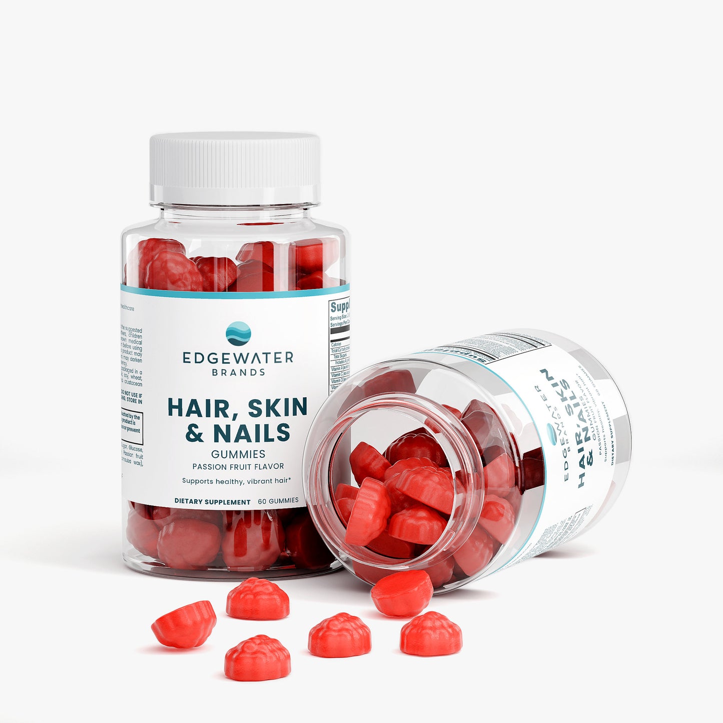passion fruit flavored hair skin and nails gummies