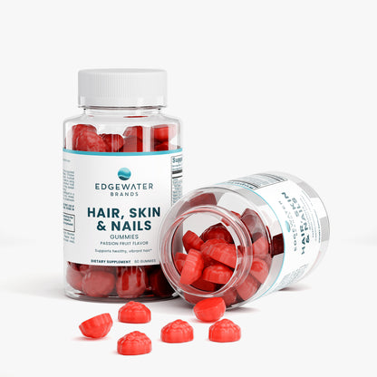 passion fruit flavored hair skin and nails gummies